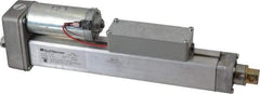 Duff-Norton - 8" Stroke Len, 25% Duty Cycle, 12 Volt, Linear Electromechanical Actuator with Limit Switch - DC Input, 0.5" per Second, 100 Lb Capacity - Benchmark Tooling