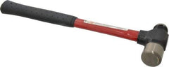 Proto - 1-1/2 Lb Head Ball Pein Hammer - Fiberglass Handle, 1-1/4" Face Diam, 14-3/16" OAL, Fiberglass with Cushion Grip - Benchmark Tooling