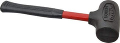 Proto - 32 oz Head 2" Face Diam Urethane Dead Blow Hammer - 12-3/4" OAL, Fiberglass Handle - Benchmark Tooling