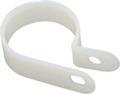 Value Collection - 27.28mm Bundle Diam, 0.181" Hole, Nylon Clamp - White - Benchmark Tooling