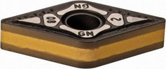 Iscar - DNMG432 GN Grade IC8150 Carbide Turning Insert - TiCN/Al2O3/TiN Finish, 55° Diamond, 1/2" Inscr Circle, 3/16" Thick, 1/32" Corner Radius - Benchmark Tooling