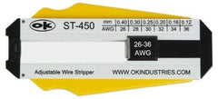 Jonard Tools - 36 to 26 AWG Capacity Precision Wire Stripper - Polycarbonate Handle - Benchmark Tooling