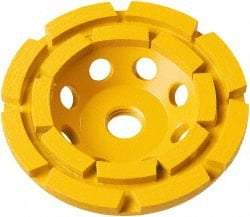 DeWALT - 7" Diam x 1-1/2" Thick, Surface Grinding Wheel - Diamond, Medium Grade, 8,700 Max RPM - Benchmark Tooling