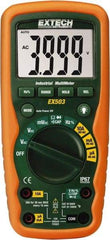 Extech - EX503, CAT IV, 1,000 VAC/VDC, Digital Auto Ranging Average Responding Manual Ranging Multimeter - 40 mOhm, Measures Voltage, Capacitance, Current, Frequency, Resistance - Benchmark Tooling