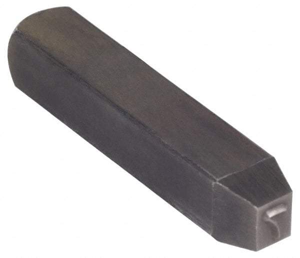 Made in USA - 3/16" Character Size, 7 Character, Heavy Duty Individual Steel Stamp - Steel, Number - Benchmark Tooling