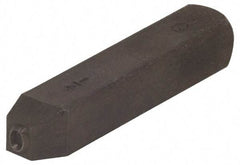 Made in USA - 1/8" Character Size, Q Character, Heavy Duty Individual Steel Stamp - Steel, Letter - Benchmark Tooling