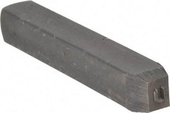 Made in USA - 1/8" Character Size, U Character, Heavy Duty Individual Steel Stamp - Steel, Letter - Benchmark Tooling