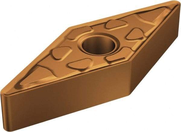 Sandvik Coromant - VNMG332 MM Grade 1125 Carbide Turning Insert - TiAlN/AlCr2O3 Finish, 35° Diamond, 3/8" Inscr Circle, 3/16" Thick, 1/32" Corner Radius - Benchmark Tooling