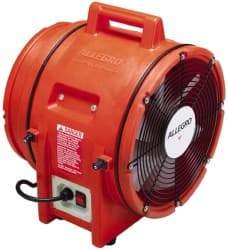 Allegro - Electric AC Axial Blower - 1 hp, 1,842 CFM, 220 Max Voltage Rating - Benchmark Tooling