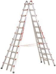 Little Giant Ladder - 21' High, Type IA Rating, Aluminum Telescoping Ladder - 300 Lb Capacity, 25' Working Length - Benchmark Tooling