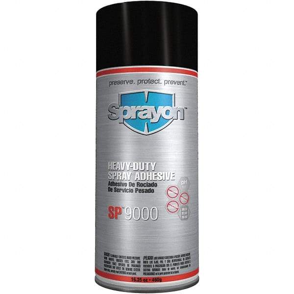 Krylon - 16.25 oz Aerosol White Spray Adhesive - High Tack, 170°F Heat Resistance, High Strength Bond, Flammable, Series SP9000 - Benchmark Tooling