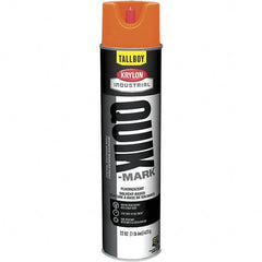 Krylon - 25 fl oz Orange Marking Paint - 35 to 71 Sq Ft Coverage, Solvent-Based Formula - Benchmark Tooling