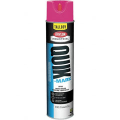Krylon - 25 fl oz Pink Marking Paint - 35 to 71 Sq Ft Coverage, Water-Based Formula - Benchmark Tooling