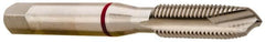 Accupro - M8x1.00, 3 Flute, Bright Finish, Vanadium High Speed Steel Spiral Point Tap - Plug Chamfer, Right Hand Thread, 69mm OAL, 22mm Thread Length, 8.077mm Shank Diam - Exact Industrial Supply