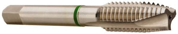 Accupro - M8x1.25, 3 Flute, Bright Finish, Vanadium High Speed Steel Spiral Point Tap - Plug Chamfer, Right Hand Thread, 70mm OAL, 22mm Thread Length, 8.077mm Shank Diam - Exact Industrial Supply