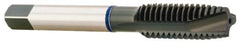 Accupro - #8-36, 3 Flute, Oxide Finish, Vanadium High Speed Steel Spiral Point Tap - Plug Chamfer, Right Hand Thread, 2-1/8" OAL, 13mm Thread Length, 4.267mm Shank Diam - Exact Industrial Supply