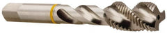 Accupro - #4-40 2 Flute Modified Bottoming Spiral Flute Tap - Vanadium High Speed Steel, Bright Finish, 1-7/8" OAL, Right Hand Flute, Right Hand Thread, H5 - Exact Industrial Supply