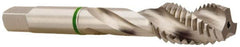 Accupro - 5/16-18 3 Flute 3B Modified Bottoming Spiral Flute Tap - Vanadium High Speed Steel, Bright Finish, 2-23/32" OAL, Right Hand Flute, Right Hand Thread, H3 - Exact Industrial Supply