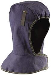 OccuNomix - Navy Blue, Underneath Hard Hat Winter Liner - Shoulder Cape Length, 2 Layer - Benchmark Tooling