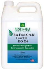 Renewable Lubricants - 1 Gal Bottle, Mineral Gear Oil - 10°F to 250°F, 166 St Viscosity at 40°C, 24.1 St Viscosity at 100°C, ISO 220 - Benchmark Tooling