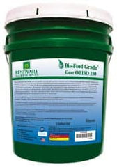 Renewable Lubricants - 5 Gal Pail, Mineral Gear Oil - 6°F to 250°F, 131 St Viscosity at 40°C, 20 St Viscosity at 100°C, ISO 150 - Benchmark Tooling