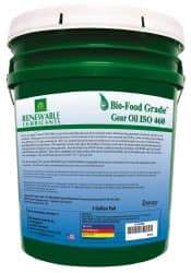 Renewable Lubricants - 5 Gal Pail, Mineral Gear Oil - 23°F to 250°F, 382 St Viscosity at 40°C, 49 St Viscosity at 100°C, ISO 460 - Benchmark Tooling