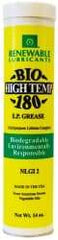 Renewable Lubricants - 14 oz Cartridge Biobased Extreme Pressure Grease - Green, Extreme Pressure & High Temperature, 285°F Max Temp, NLGIG 2, - Benchmark Tooling