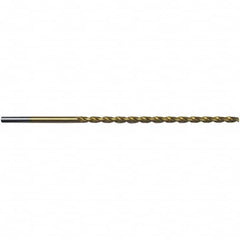 Guhring - 1/8" 2-Flute High Speed Steel Extra Length Drill Bit - Benchmark Tooling