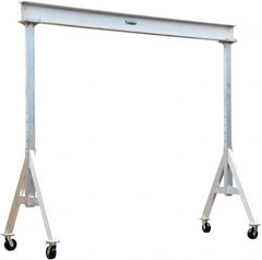 Vestil - 6,000 Lb Load Capacity, Aluminum Gantry Crane - 15' Span - Benchmark Tooling
