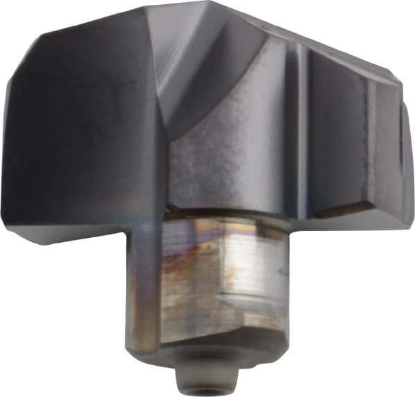 Iscar - Series ICK, 17.5mm Diam Grade IC908 140° Replaceable Drill Tip - Carbide, TiAlN Finish, 17 Seat Size, Through Coolant - Benchmark Tooling