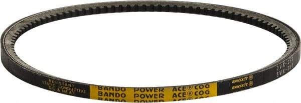 Bando - Section 3VX, 3/8" Wide, 106" Outside Length, V-Belt - Rubber Compound, Black, Narrow Cogged, No. 3VX1060 - Benchmark Tooling