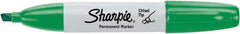 Sharpie - Green Permanent Marker - Chisel Tip, AP Nontoxic Ink - Benchmark Tooling