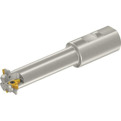 Vargus - 0.85" Cut Diam, 2" Max Depth of Cut, 1" Shank Diam, Internal/External Indexable Thread Mill - Insert Style 3LI, 3/8" Insert Size, 1 Insert, Toolholder Style TM SC W, 4.606" OAL - Benchmark Tooling