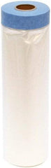 TRIMACO - Medium Weight HDPE Plastic Drop Cloth - 72' x 4', 0.004" Thick, Tape & Drape - Benchmark Tooling