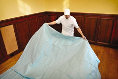 TRIMACO - Medium Weight Coated Sontara Drop Cloth - 12' x 9', 0.001" Thick, One Tuff Professional Grade - Benchmark Tooling