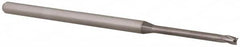 Accupro - 5/64", 0.117" LOC, 1/8" Shank Diam, 2-1/2" OAL, 3 Flute, Solid Carbide Square End Mill - Single End, Uncoated, Spiral Flute, 30° Helix, Centercutting, Right Hand Cut, Right Hand Flute, Series Miniature - Benchmark Tooling