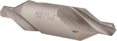 Hertel - #9 Plain Cut 60° Incl Angle High Speed Steel Combo Drill & Countersink - Benchmark Tooling