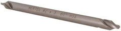 Hertel - #2 Plain Cut 60° Incl Angle High Speed Steel Combo Drill & Countersink - Benchmark Tooling