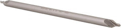 Hertel - #4 Plain Cut 60° Incl Angle High Speed Steel Combo Drill & Countersink - Benchmark Tooling