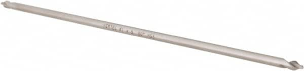 Hertel - #1 Plain Cut 60° Incl Angle High Speed Steel Combo Drill & Countersink - Benchmark Tooling