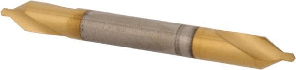 Hertel - #0 Plain Cut 60° Incl Angle High Speed Steel Combo Drill & Countersink - Benchmark Tooling