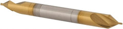 Hertel - #3/0 Plain Cut 60° Incl Angle High Speed Steel Combo Drill & Countersink - Benchmark Tooling