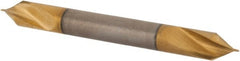 Hertel - #5/0 Plain Cut 60° Incl Angle High Speed Steel Combo Drill & Countersink - Benchmark Tooling