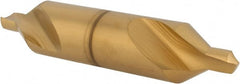 Hertel - #7 Plain Cut 60° Incl Angle High Speed Steel Combo Drill & Countersink - Benchmark Tooling