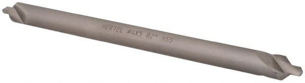 Hertel - #4 Plain Cut 82° Incl Angle High Speed Steel Combo Drill & Countersink - Benchmark Tooling