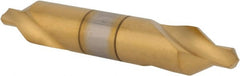 Hertel - #5 Plain Cut 60° Incl Angle High Speed Steel Combo Drill & Countersink - Benchmark Tooling