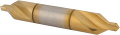 Hertel - #4 Plain Cut 60° Incl Angle High Speed Steel Combo Drill & Countersink - Benchmark Tooling