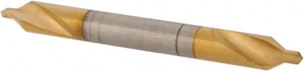 Hertel - #1 Plain Cut 60° Incl Angle High Speed Steel Combo Drill & Countersink - Benchmark Tooling