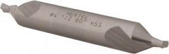 Hertel - #4-1/2 Plain Cut 60° Incl Angle High Speed Steel Combo Drill & Countersink - Benchmark Tooling