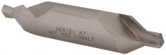 Hertel - #7 Plain Cut 60° Incl Angle Cobalt Combo Drill & Countersink - Benchmark Tooling